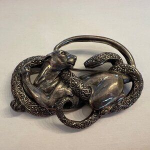 Vintage Panther (Jaguar) Snake brooch